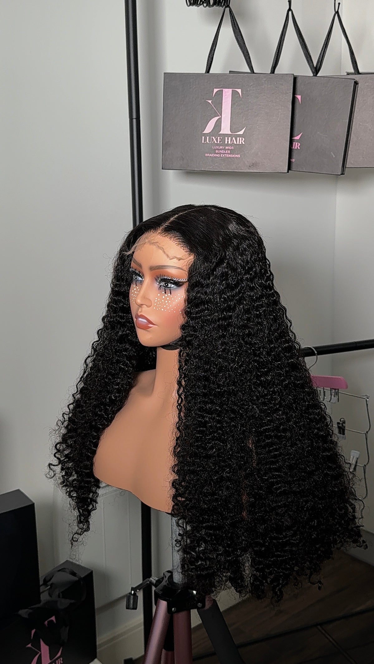 luxury burnmese curls wig