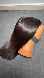 12 inches glueless bone straight