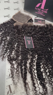 Burmese curls closure and frontal  Hd lace