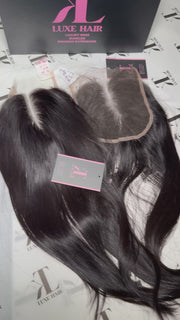 Bone straight and body wave  Hd lace  closure and frontal