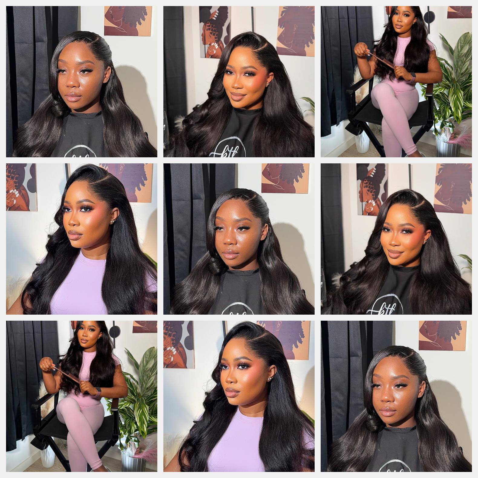 Luxury hair extensions, wigs, and styling looks from KTLLUXEHAIR